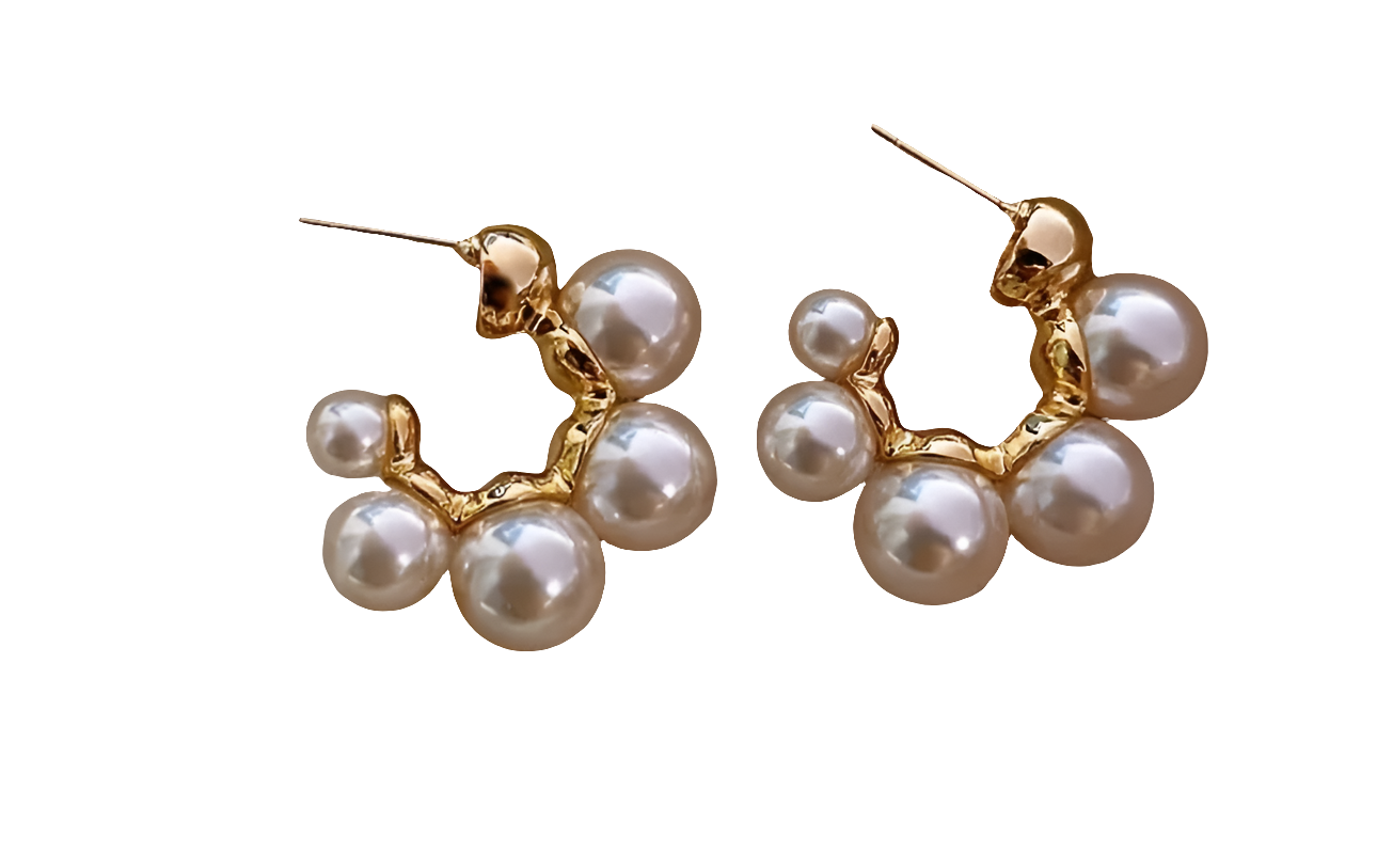 Pearl Hoops