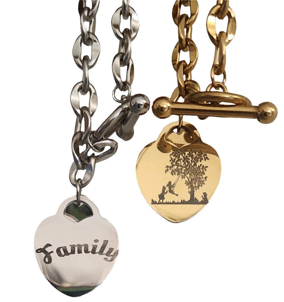 Heart Pendant Bracelet