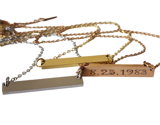 Cadena 16" / Plaquita Sencilla