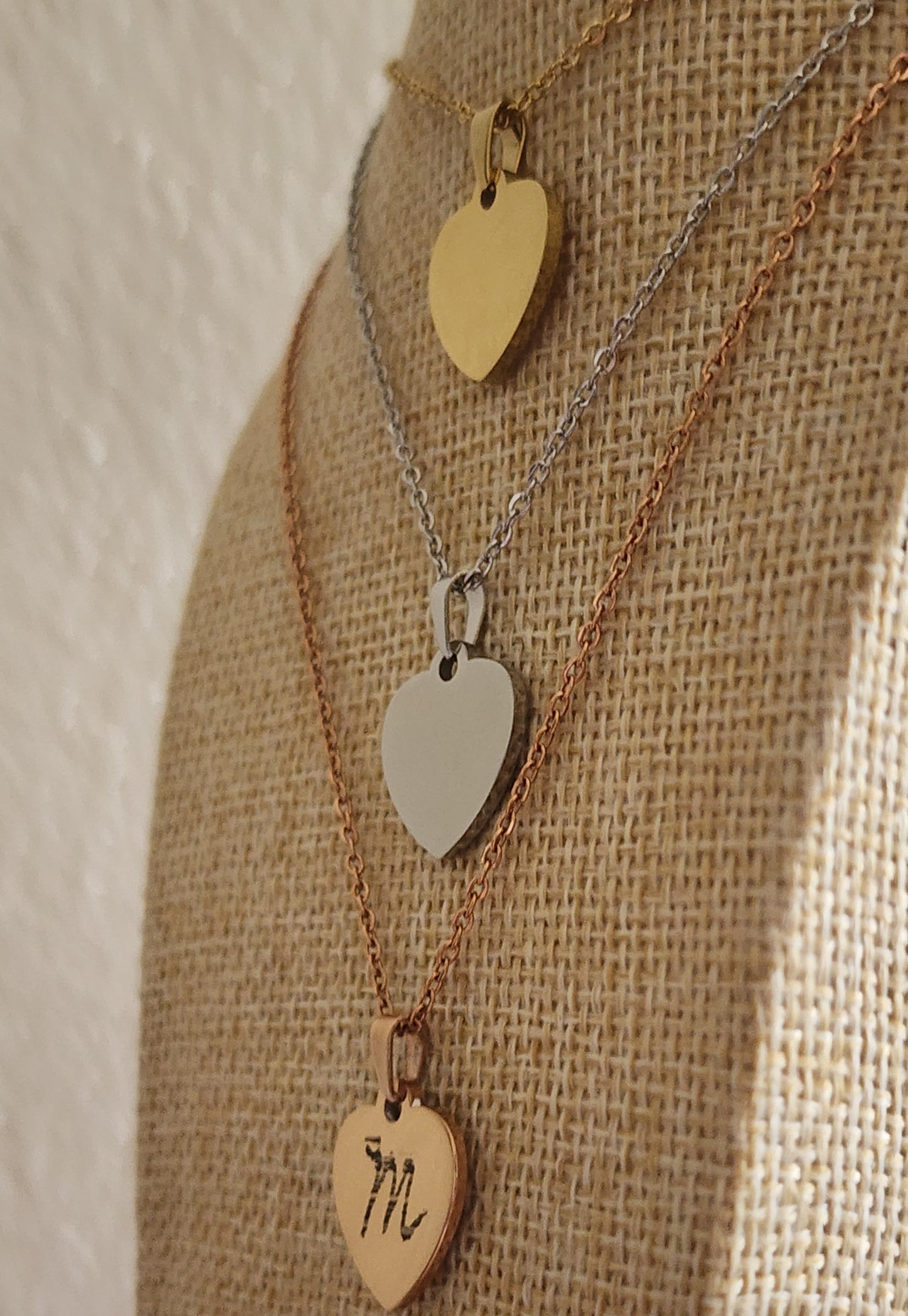 Cadena 16" / Corazón Pequeño