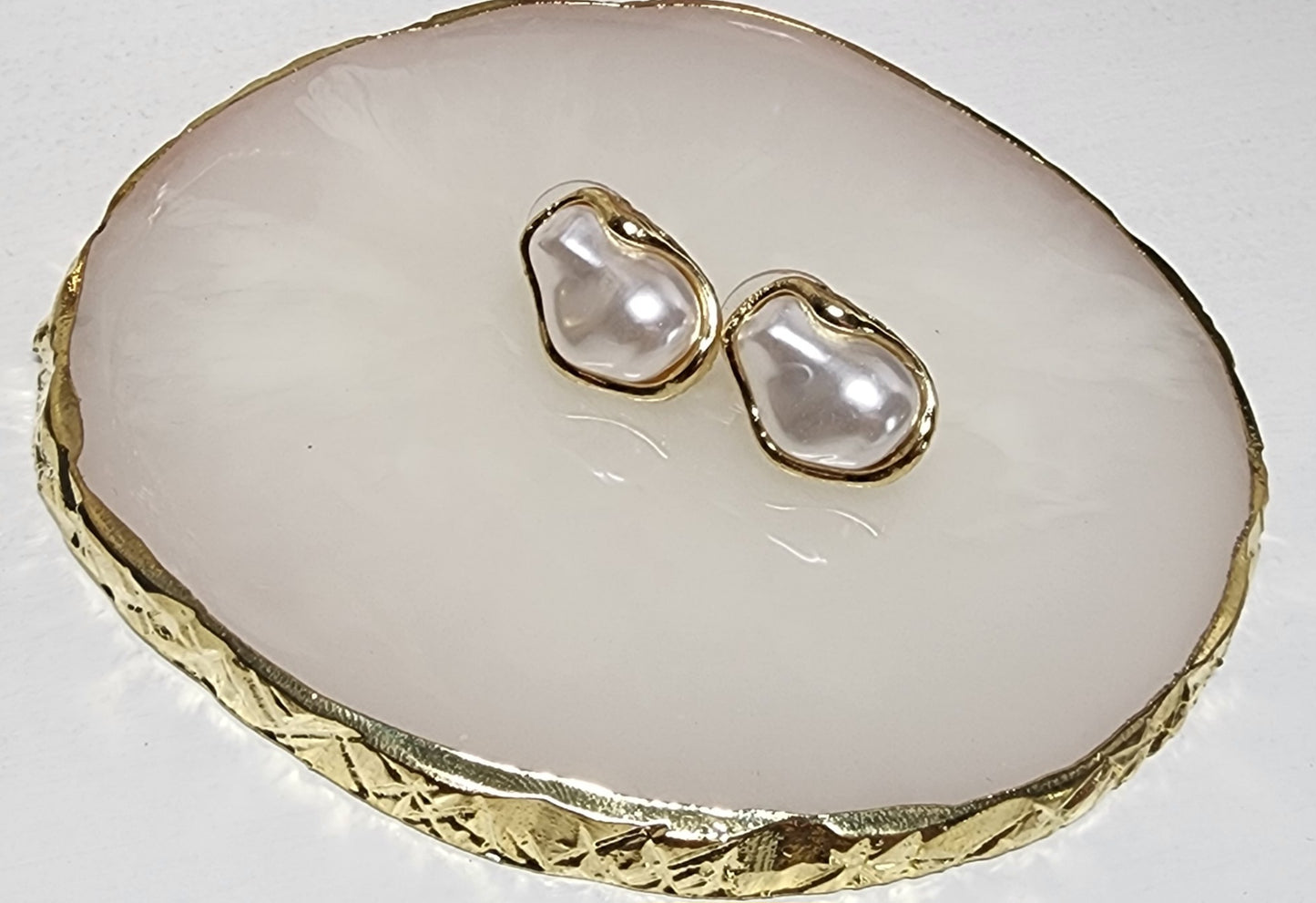 Irregular Pearl Earrings