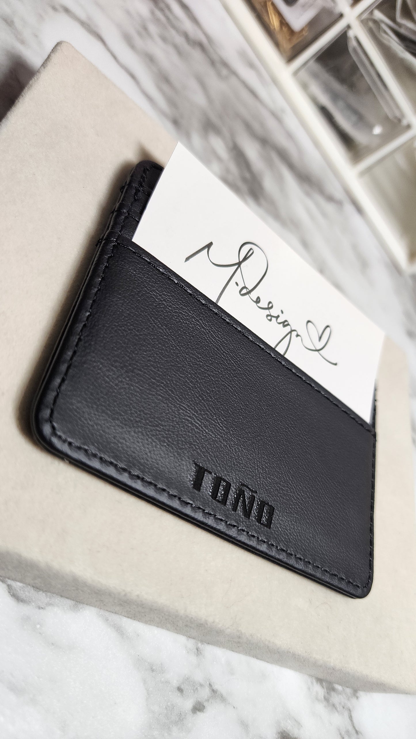 Laser Engraved Card Holder