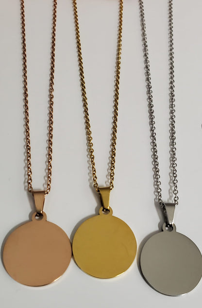 Cadena 16" / Placa Redonda