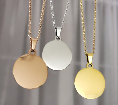 Cadena 16" / Placa Redonda