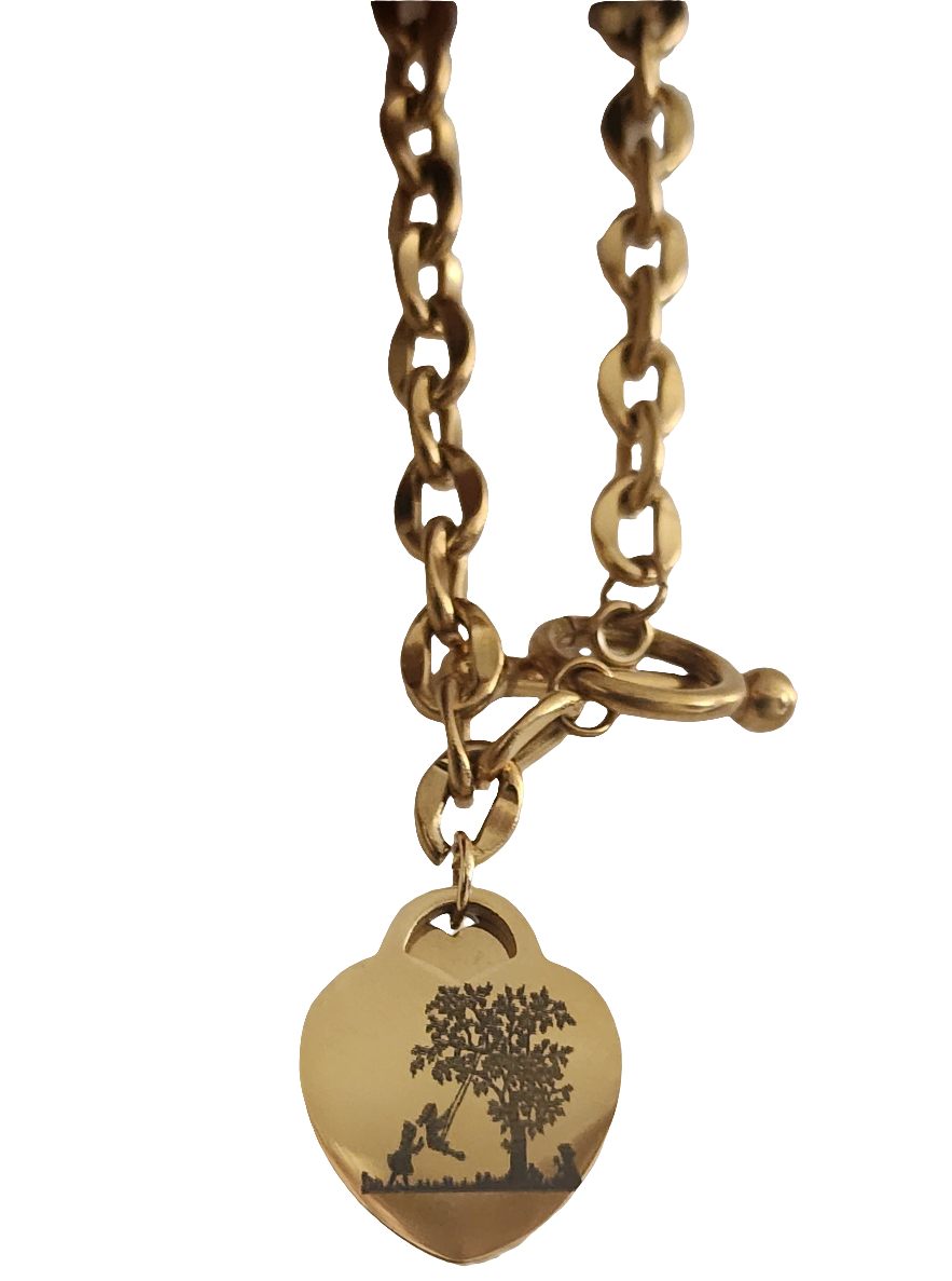 Heart Pendant Bracelet