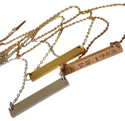 Cadena 16" / Plaquita Sencilla