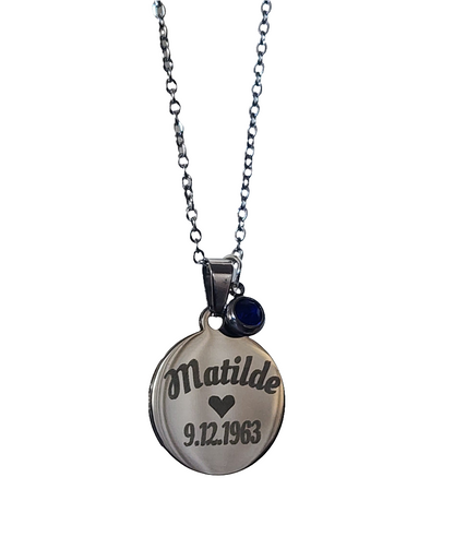 Cadena 16" / Placa Redonda