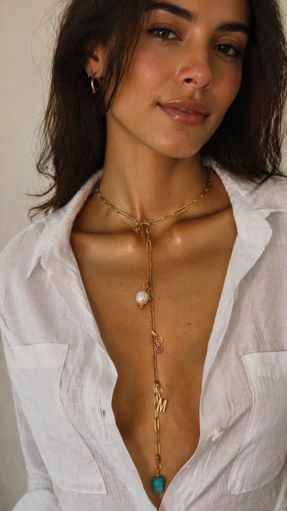 Paper Clip Lariat ✨️