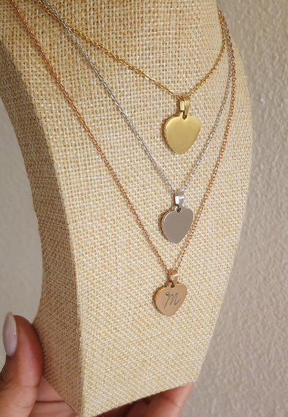 Cadena 16" / Corazón Pequeño