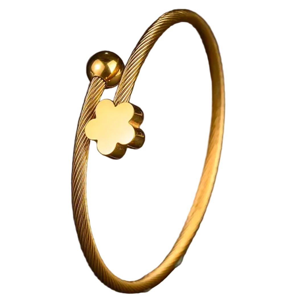 Engraved Bangle Bracelet