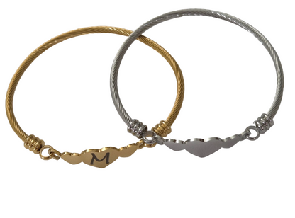 Engraved Bangle Bracelet