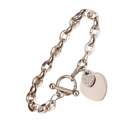 Heart Pendant Bracelet