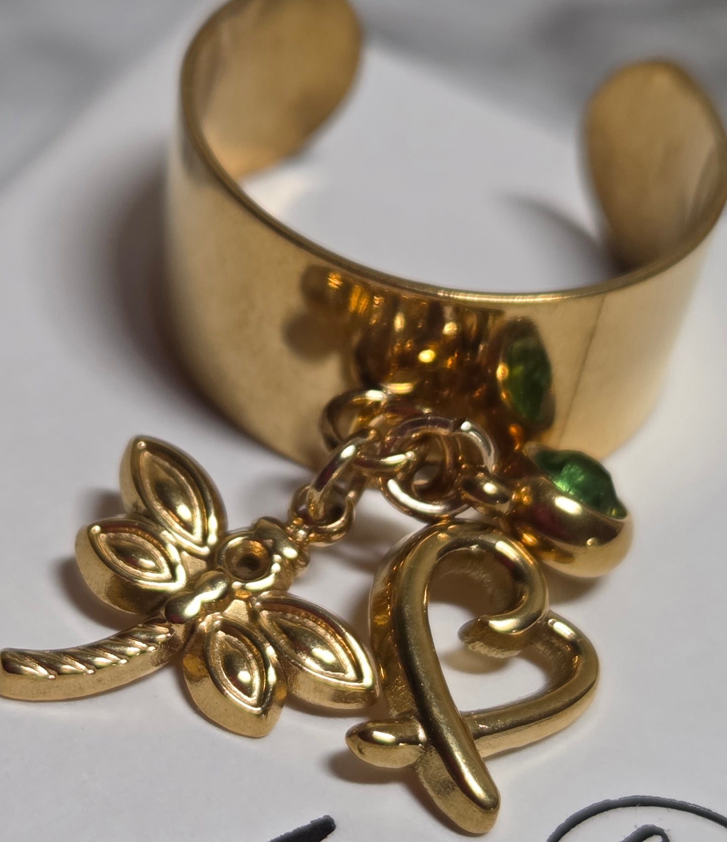 Personalized Charm Ring