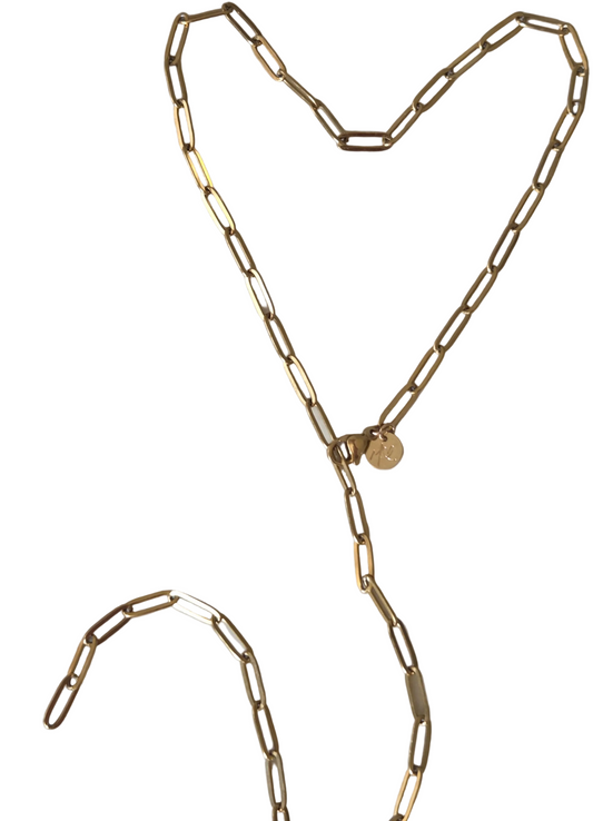 Paper Clip Lariat ✨️