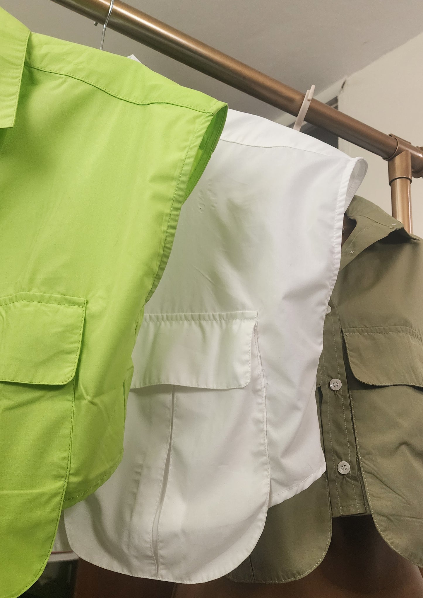 Botton Down Crop Top