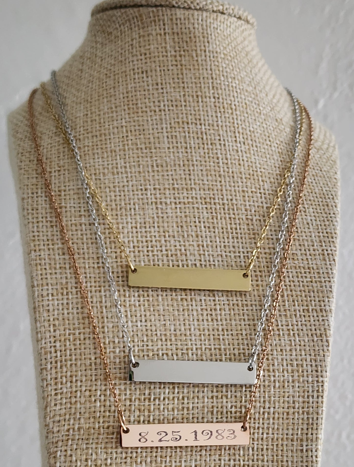 Cadena 16" / Plaquita Sencilla