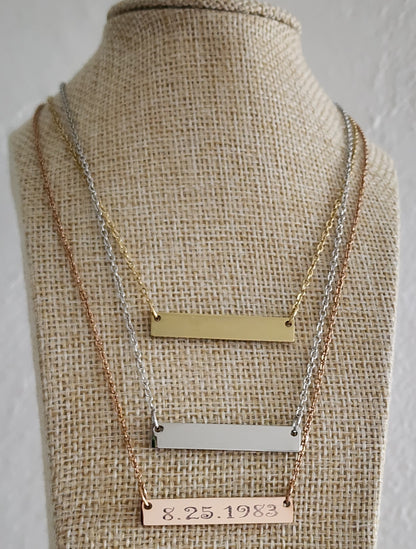 Cadena 16" / Plaquita Sencilla