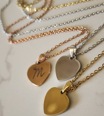 Cadena 16" / Corazón Pequeño