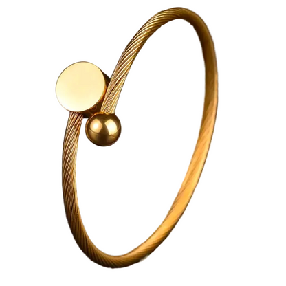 Engraved Bangle Bracelet