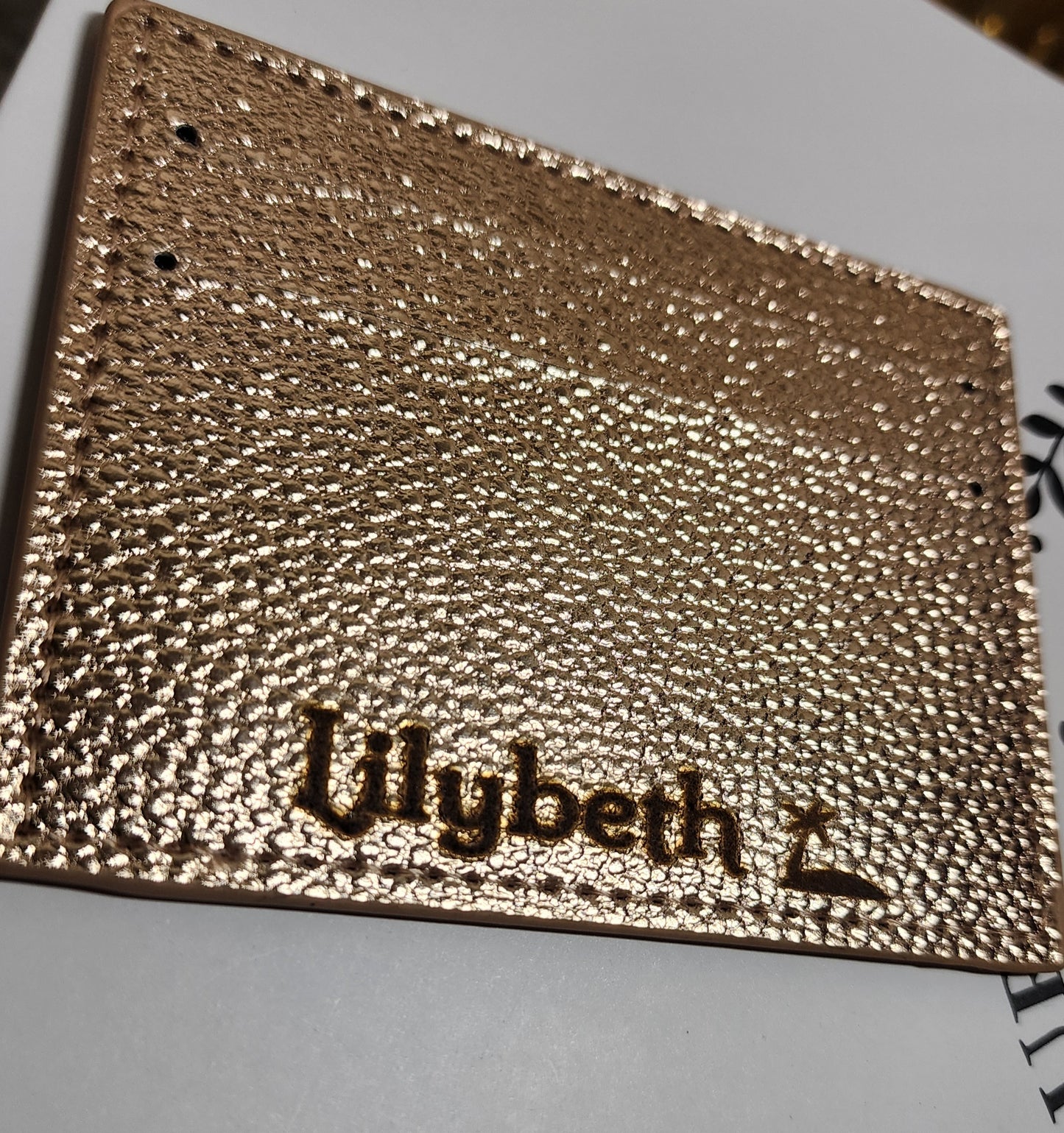 Laser Engraved Card Holder