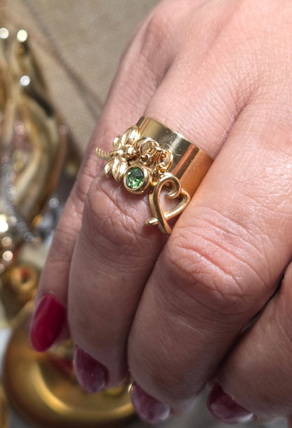 Personalized Charm Ring
