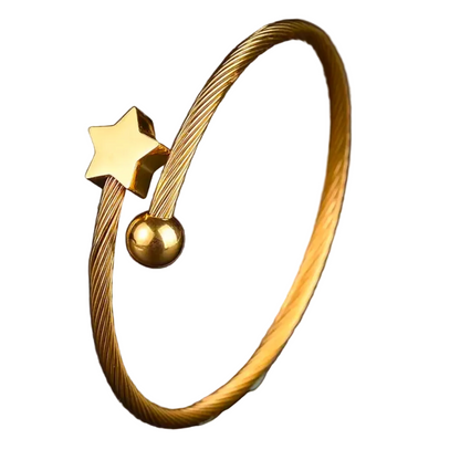 Engraved Bangle Bracelet