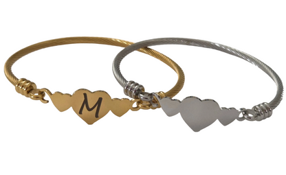 Engraved Bangle Bracelet