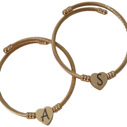 Engraved Bangle Bracelet