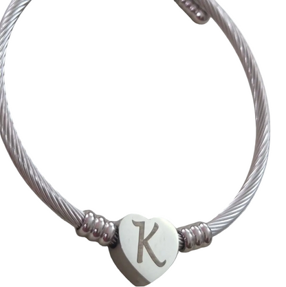 Engraved Bangle Bracelet