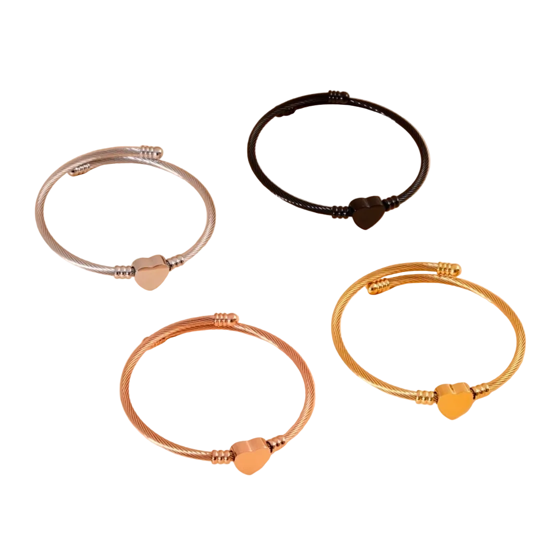 Engraved Bangle Bracelet