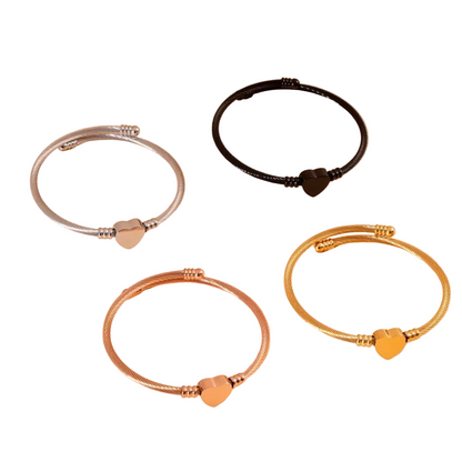 Engraved Bangle Bracelet